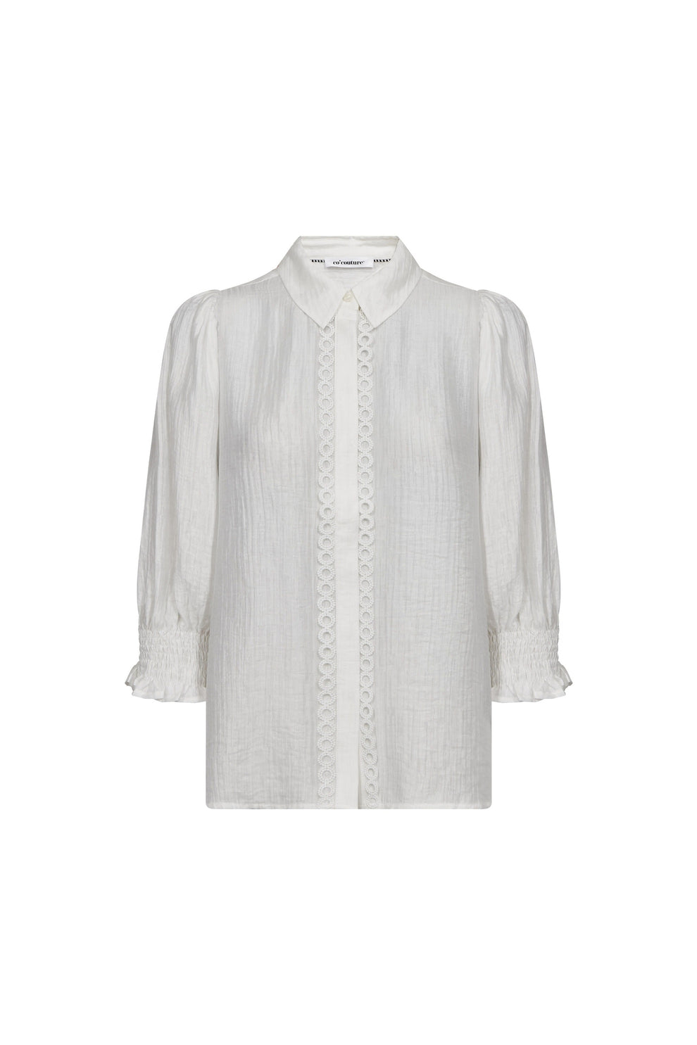 Co´Couture Tassycc Lace Ss Shirt White