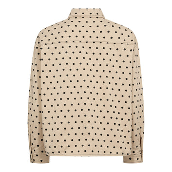Co´Couture Diddicc Dot Shirt Bone