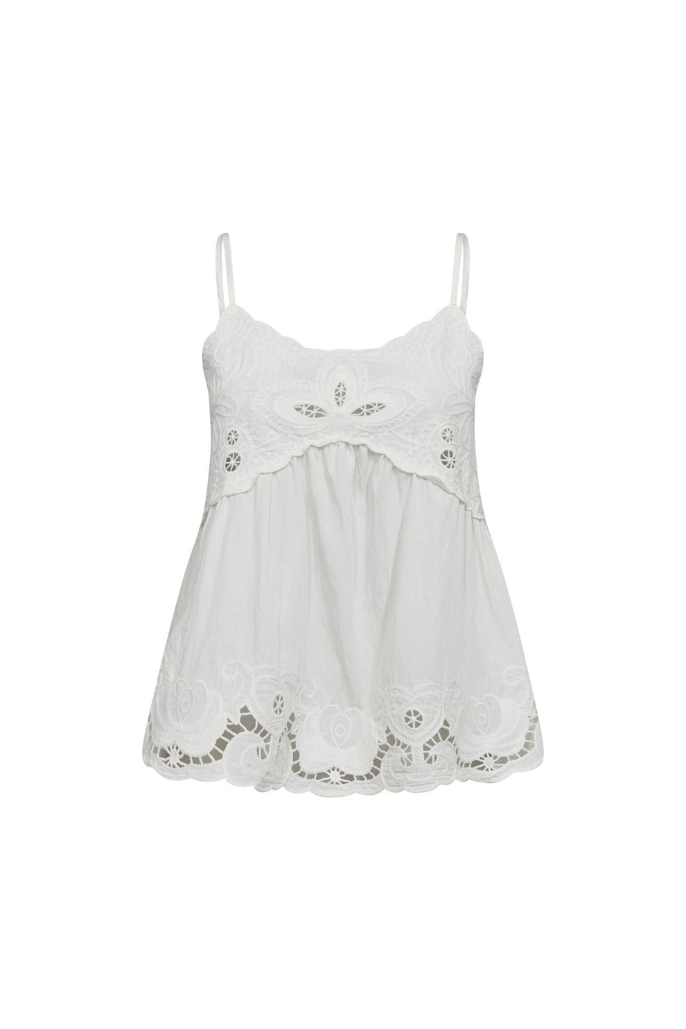 Co´Couture Astorcc Emb Singlet White