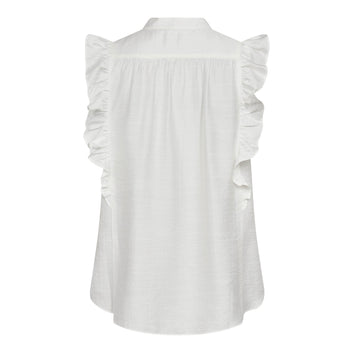Co´Couture Heracc Frill Ss V-Top White