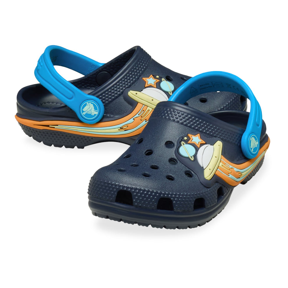 Crocs U Classic Ufo Lights Clog Børnesko Navy