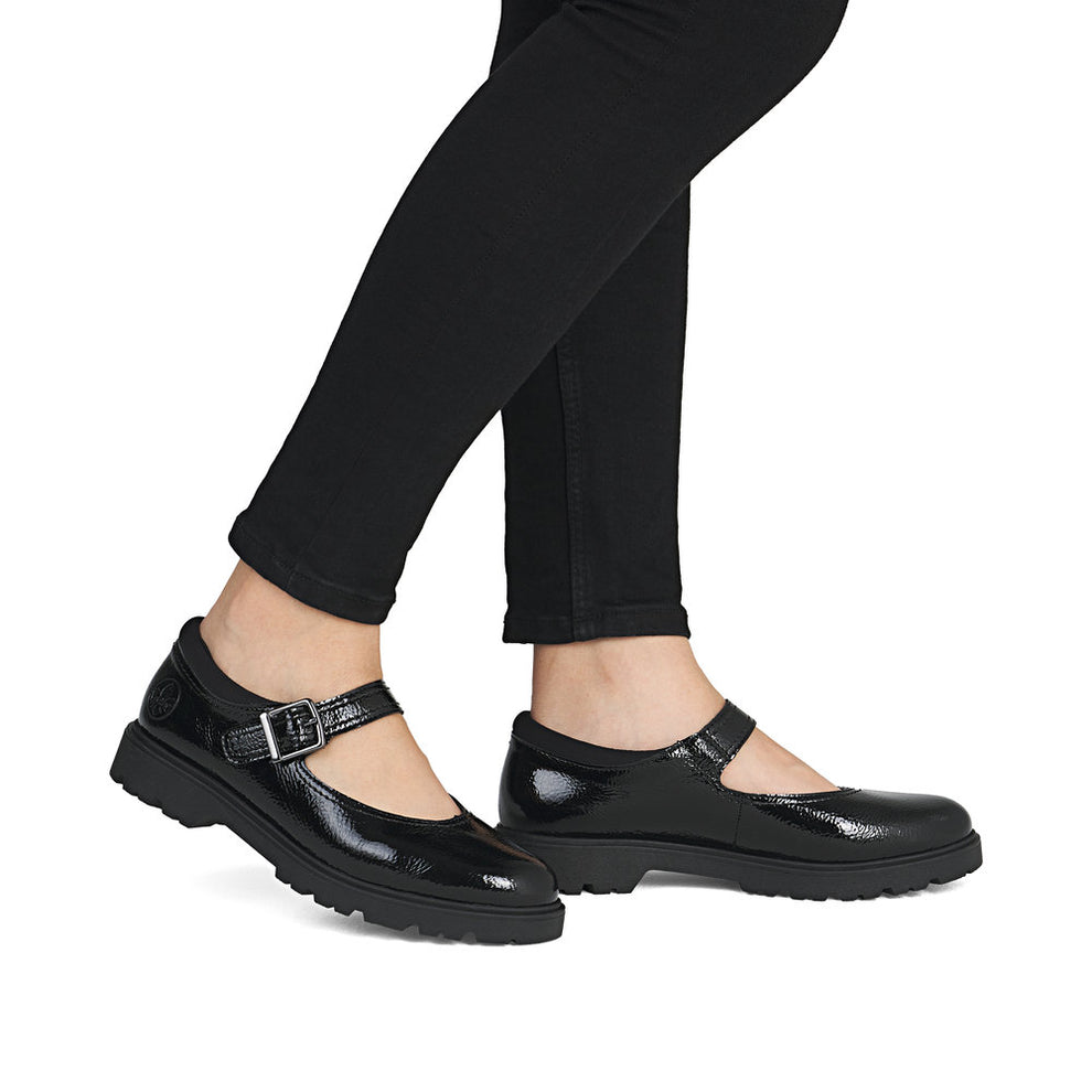 Rieker W Sko Black - 45567-00
