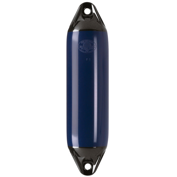 Polyform fender F02 navy/sort top, 200x660mm