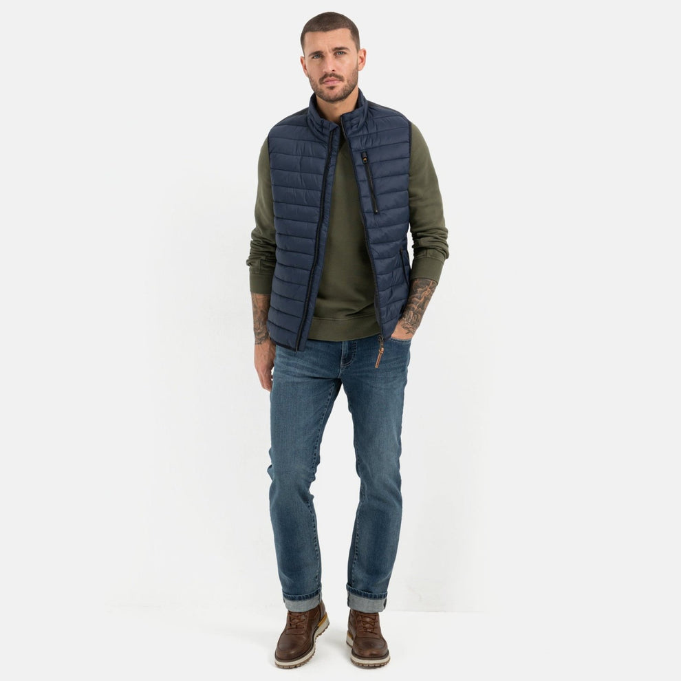 Camel Active M 9E52 Quilted Vest Navy