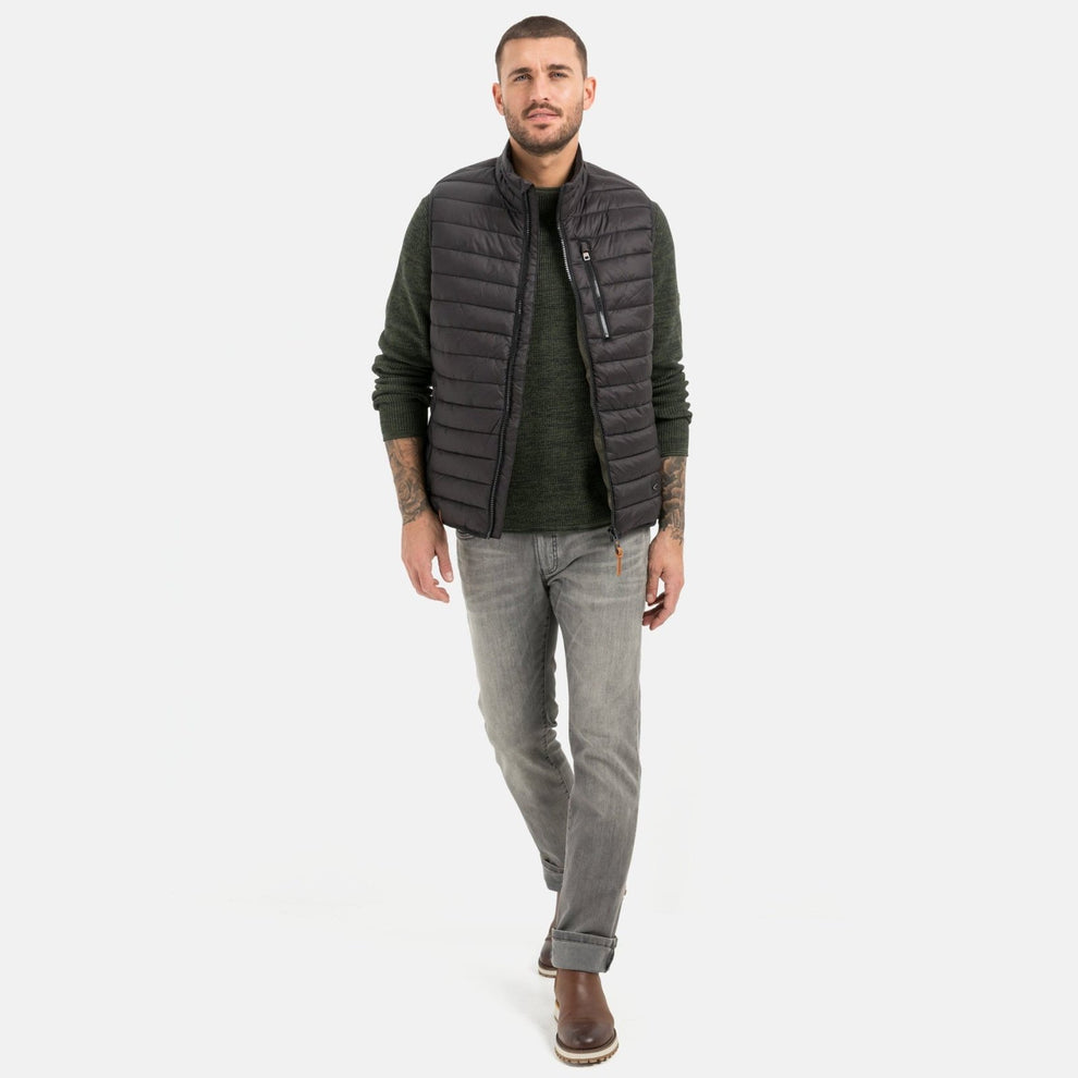 Camel Active M 9E52 Quilted Vest Black