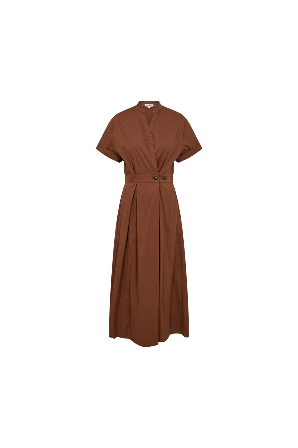 Co´Couture Elaracc Wrap Ss Dress Suntan