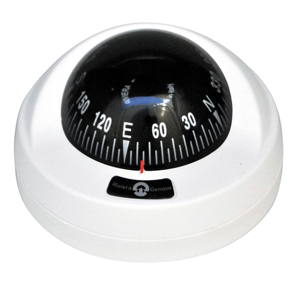 Riviera kompas Aries 2 ½", hvid