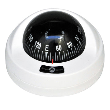Riviera kompas Aries 2 ½", hvid