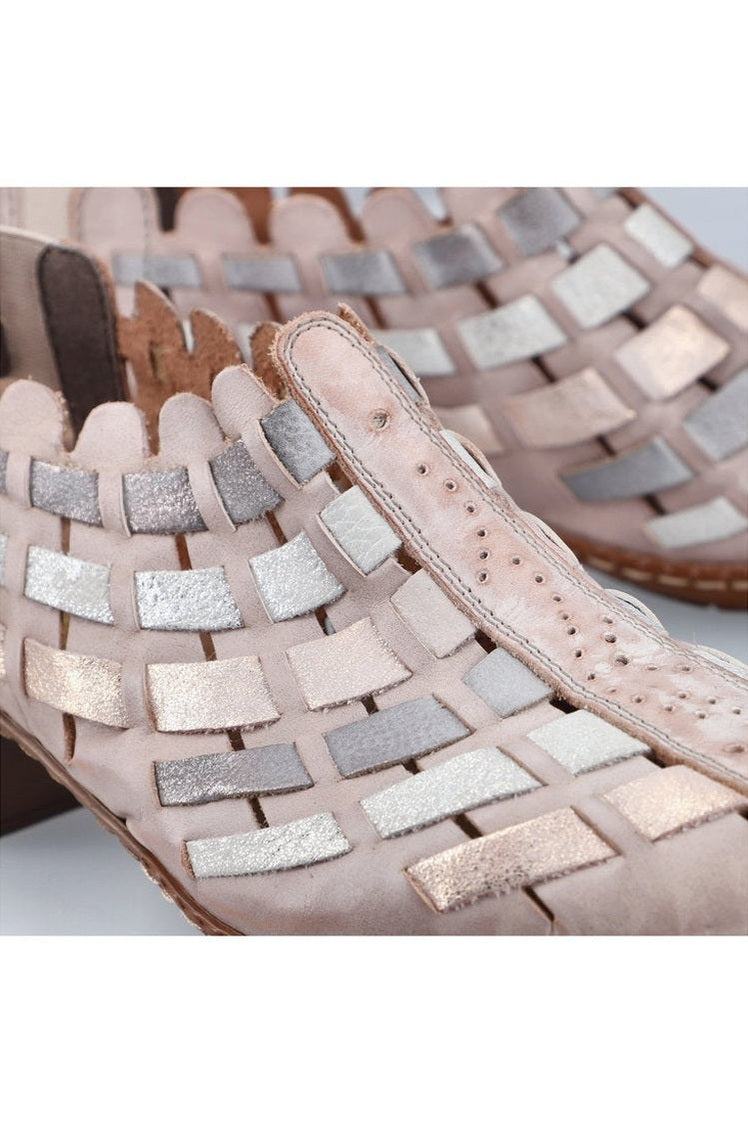 Rieker W Sko Beige Combination - 46778-64