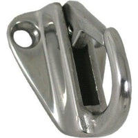 Fenderkrog med fjederlås Rustfri stål