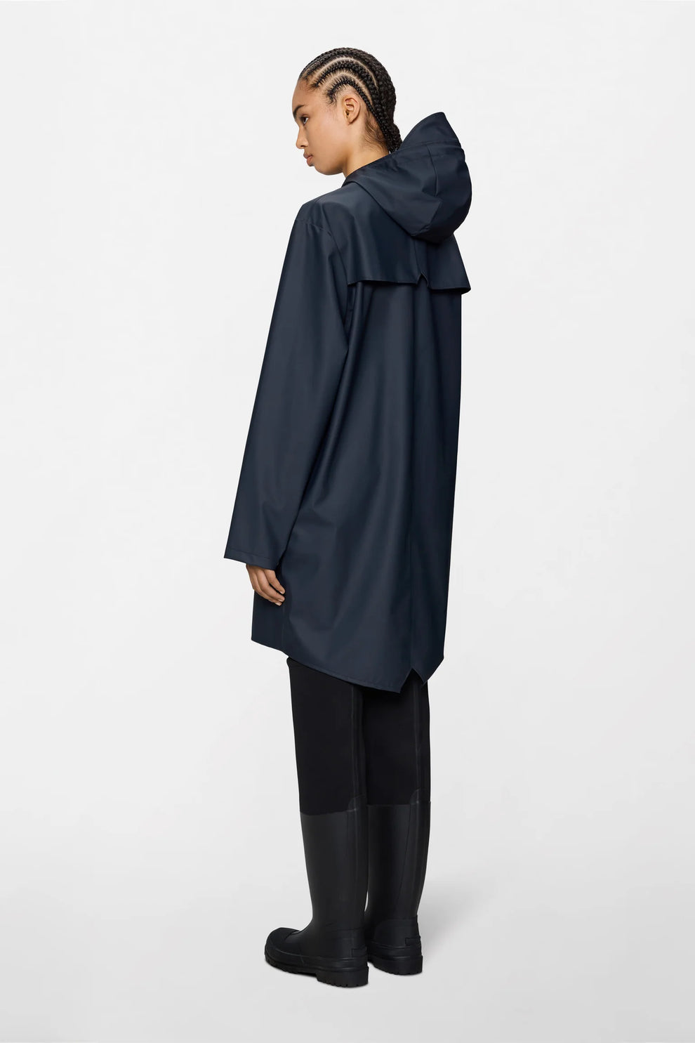 Rains U Lang Regnjakke W3 Navy