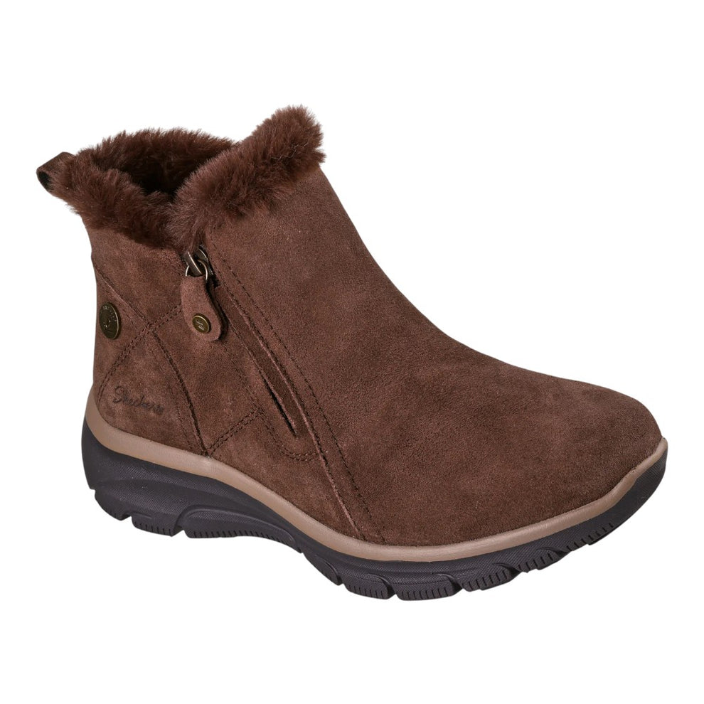 Skechers W Waterproof Relaxed Fit Støvle Chokolade
