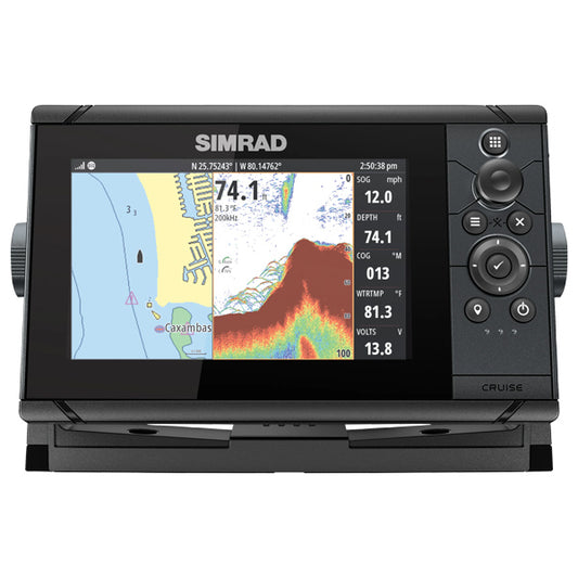 Simrad Cruise med 83/200Hz hæktransducer, 7