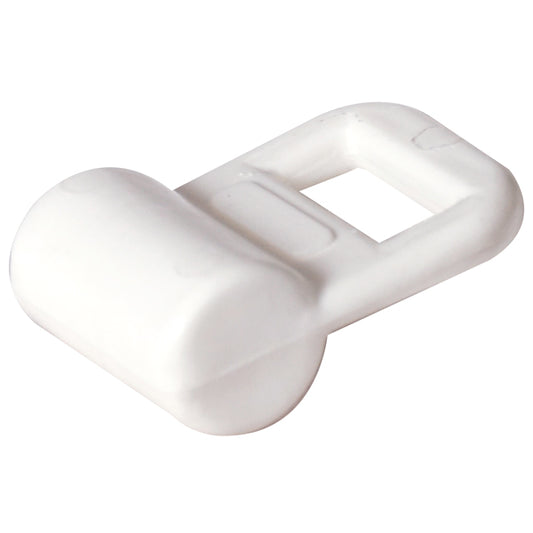 Sejlslæde nylon hvid, Ø12mm