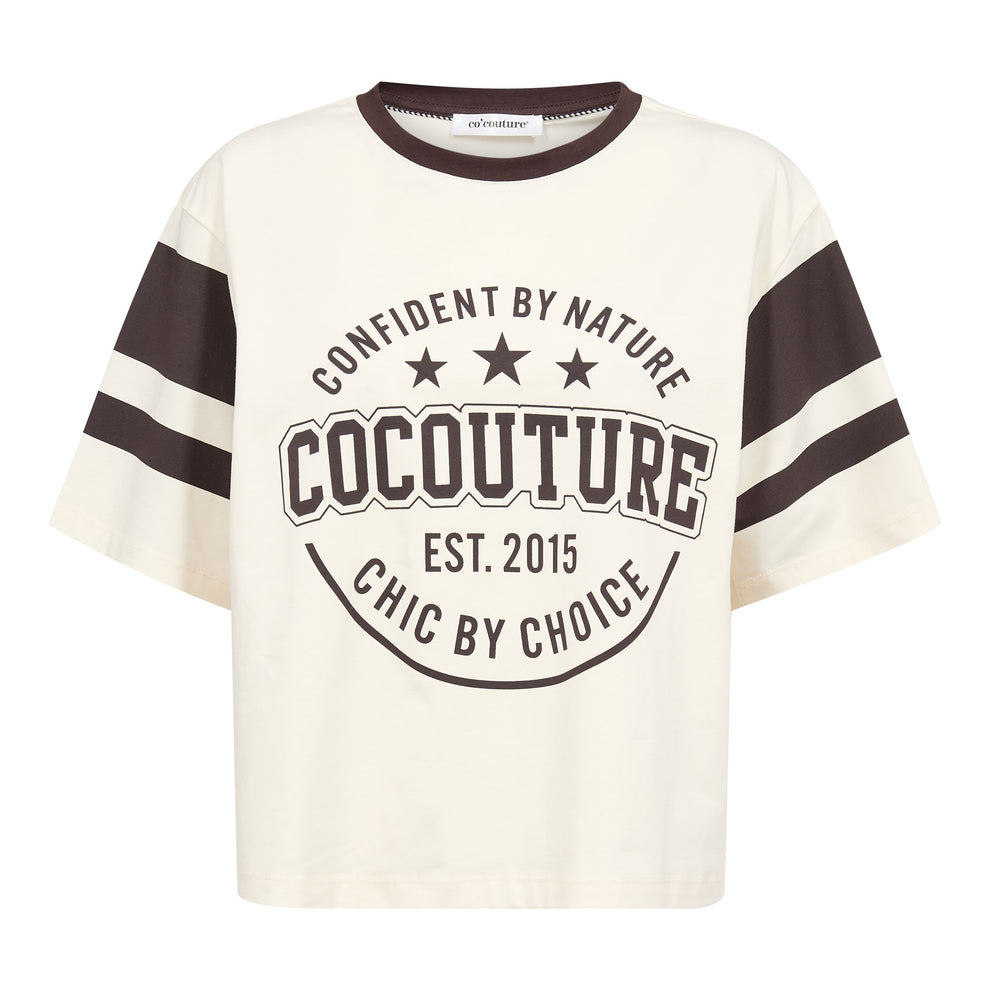 Co´Couture W Confidence Box Tee Chokolate Plum