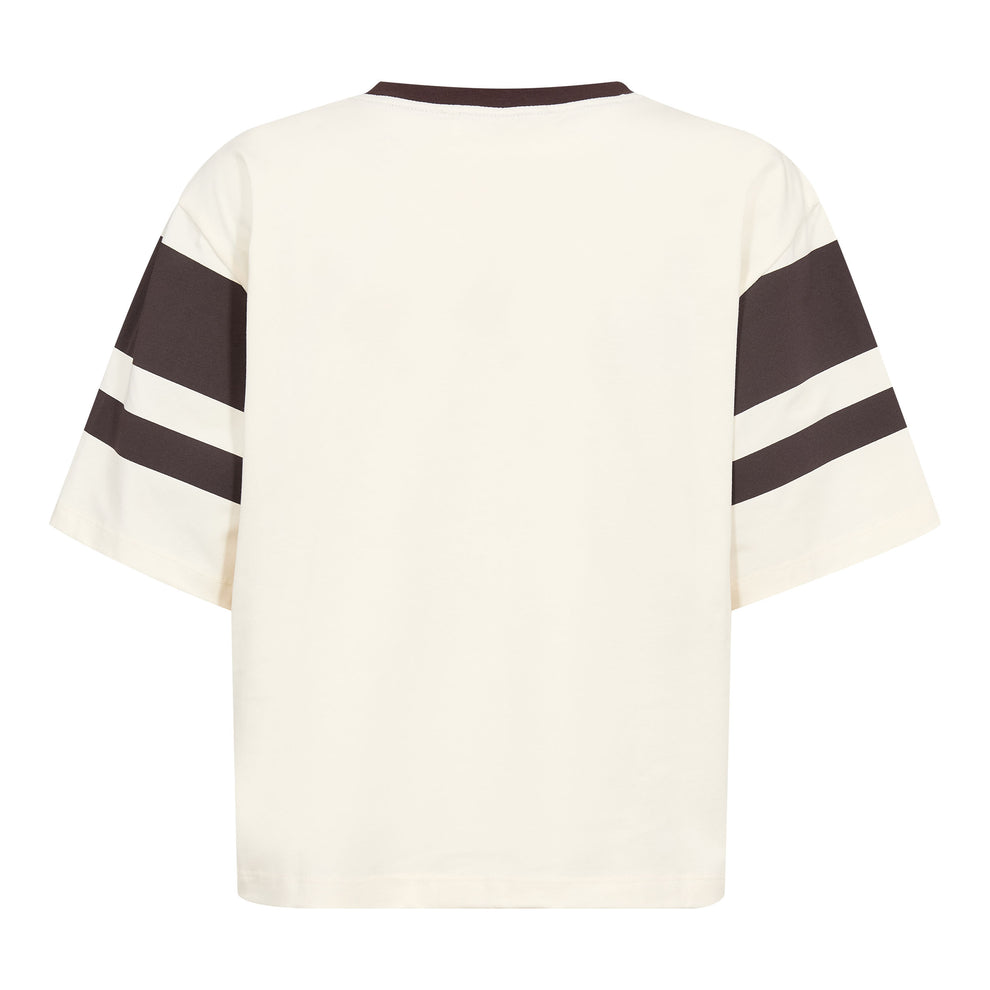 Co´Couture W Confidence Box Tee Chokolate Plum