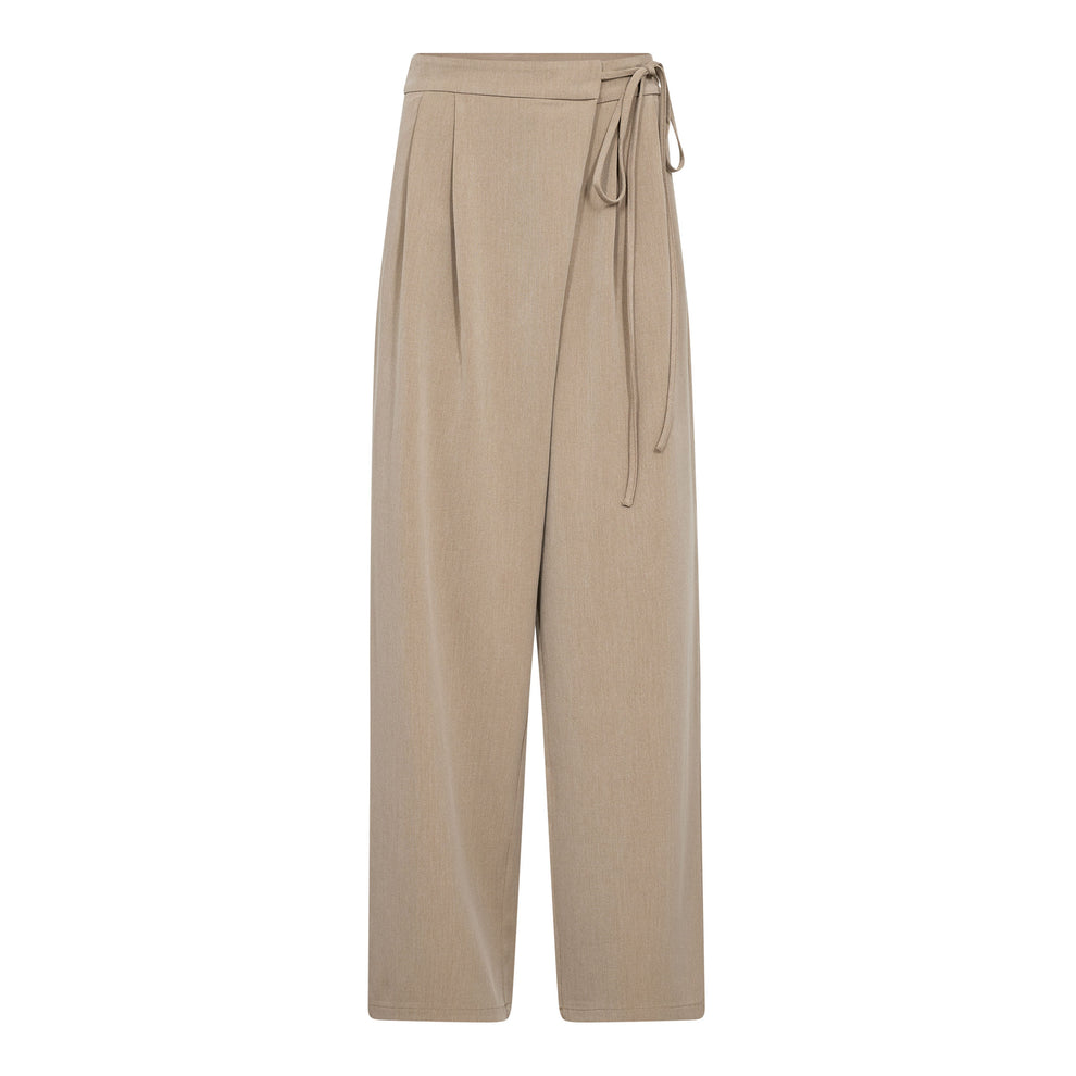 Co´Couture Eminacc Wrap Pant Sand