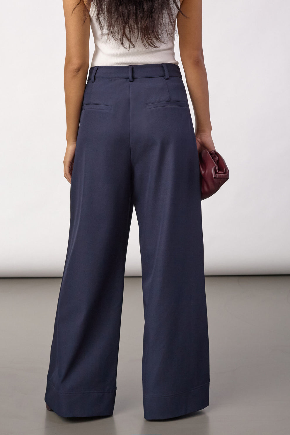 Co´Couture Lunacc Pleat Pant Navy