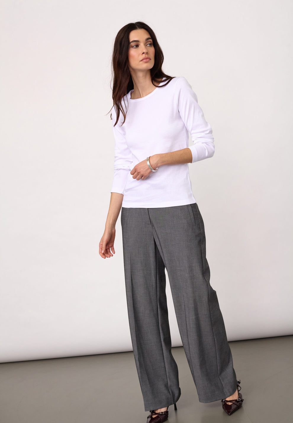 Co´Couture Grannycc Ls Tee White