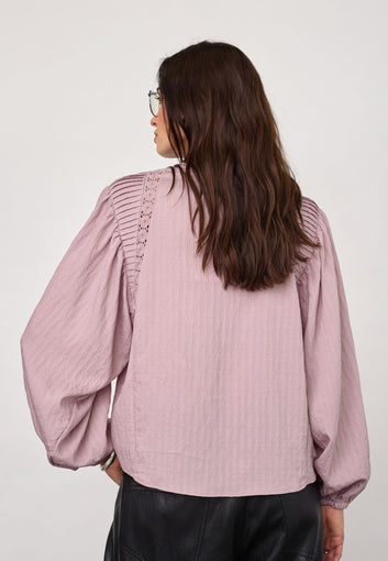 Co´Couture Sennecc Lace Blouse Dusty Rose