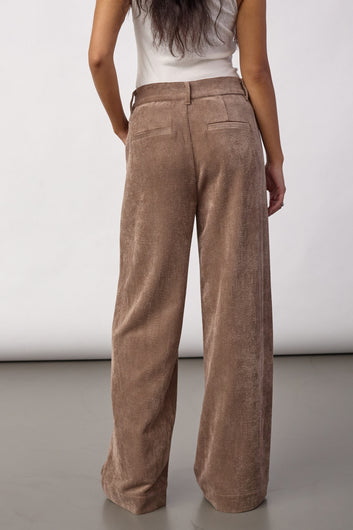 Co´Couture Daisycc Cord Pant Walnut
