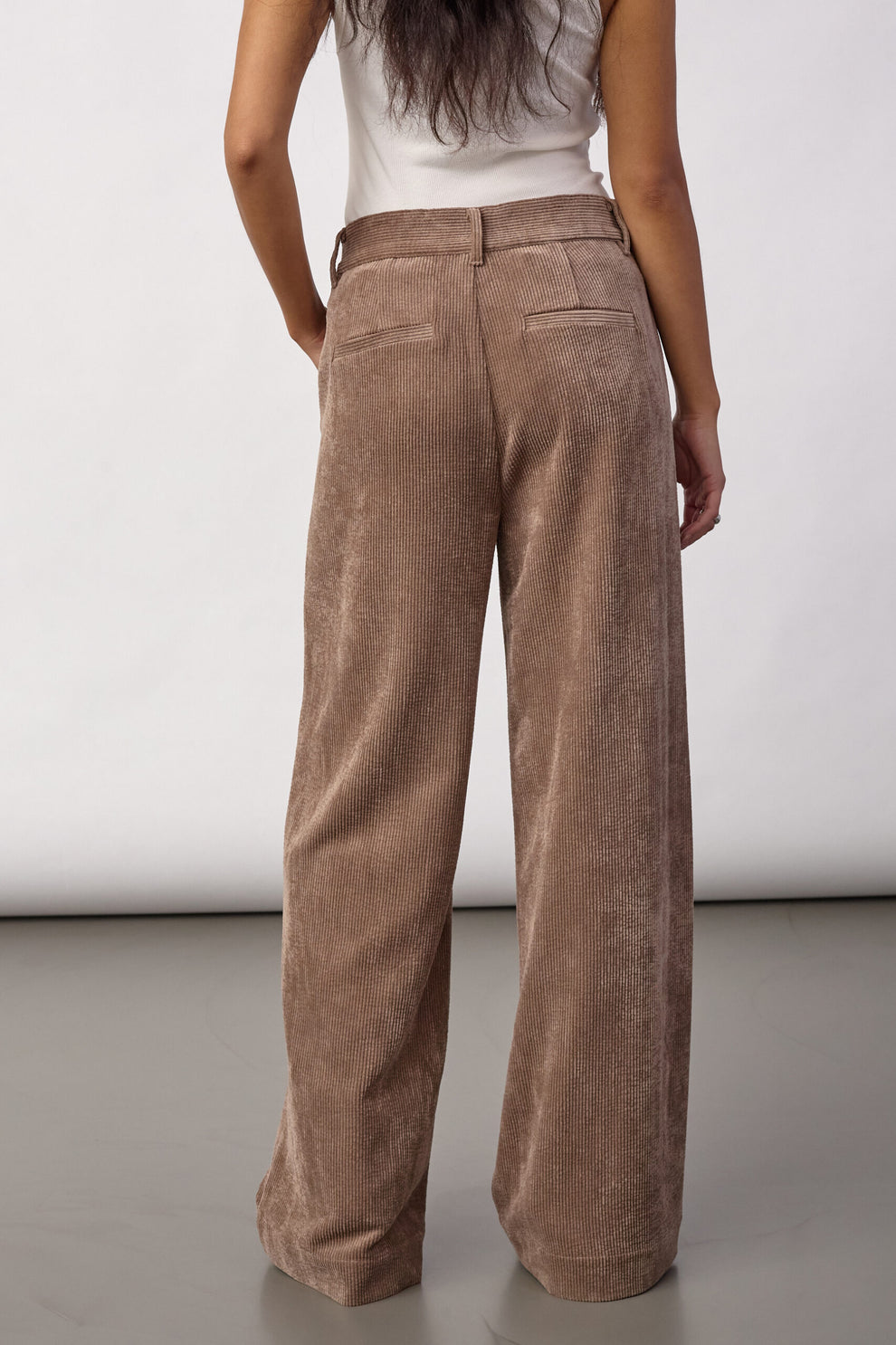 Co´Couture Daisycc Cord Pant Walnut