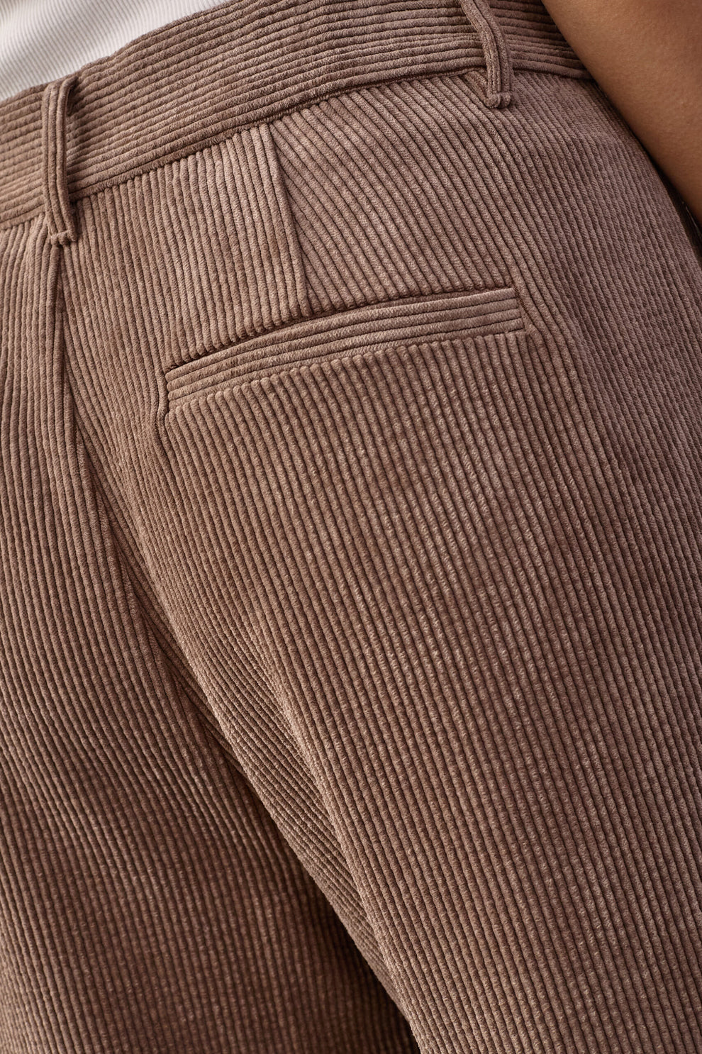Co´Couture Daisycc Cord Pant Walnut