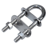 1852 U-Bøjle Rustfri (inkl. 2 plader & møtrikker)