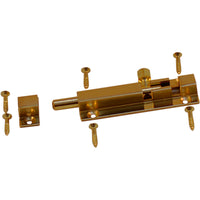 Skudrigel messing m/rund rigel