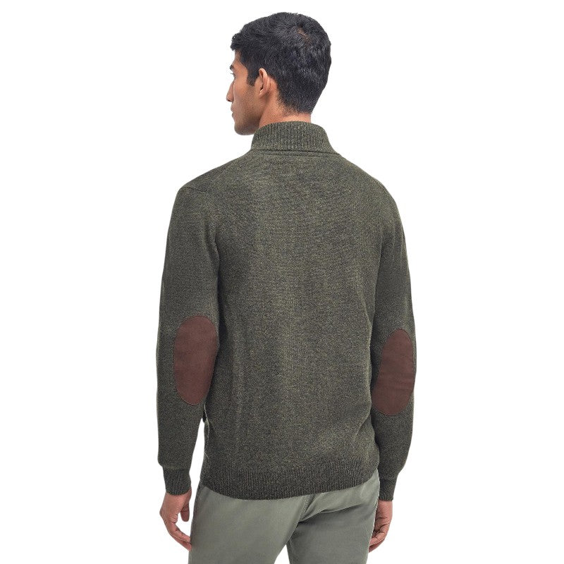 Barbour Essential Patch Zip Seaweed