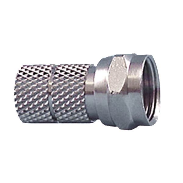 F-stik til 6mm kabel Coax