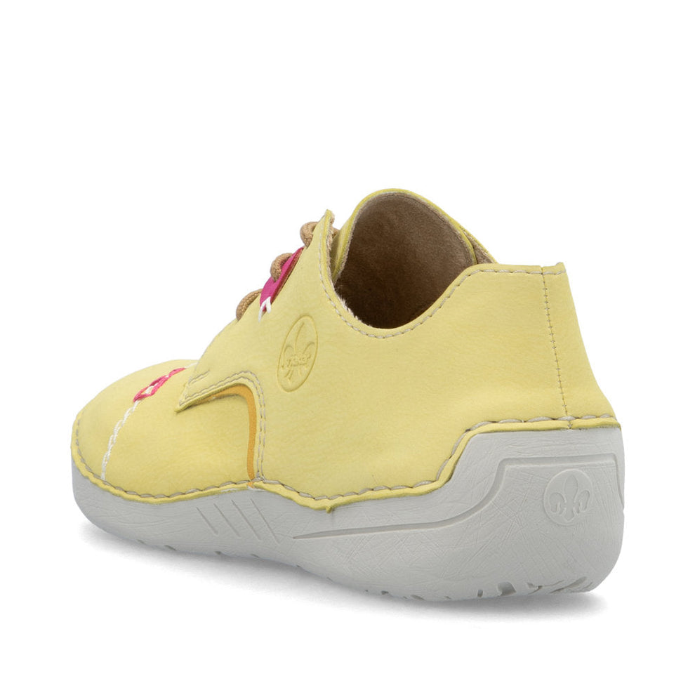 Rieker W Sko Yellow - 52528-68