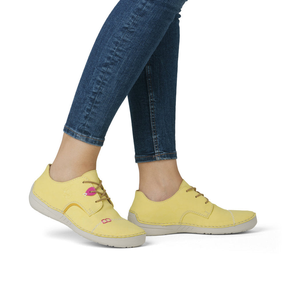 Rieker W Sko Yellow - 52528-68