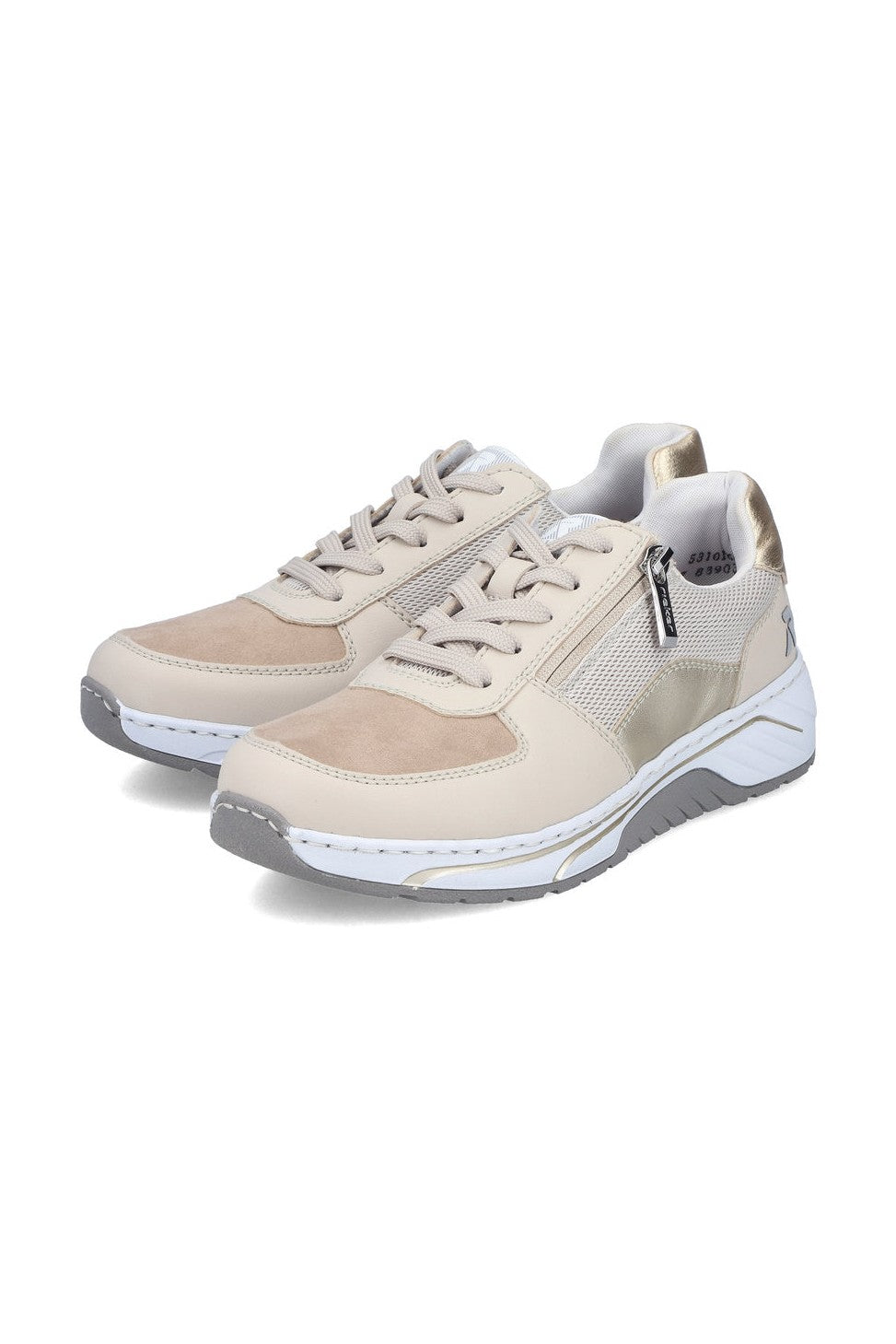 Rieker W Sko Beige - 53101-60
