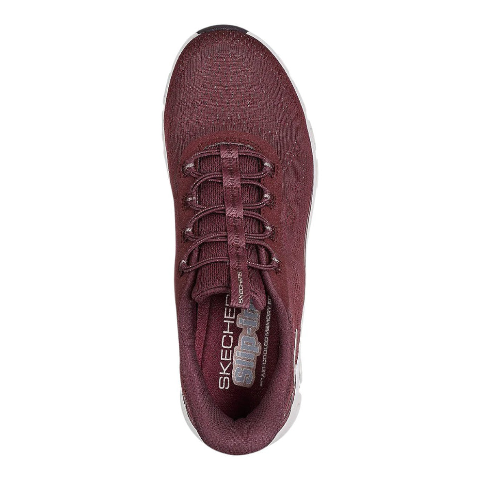 Skechers W Glide Step Elevate Amaze Burgundy