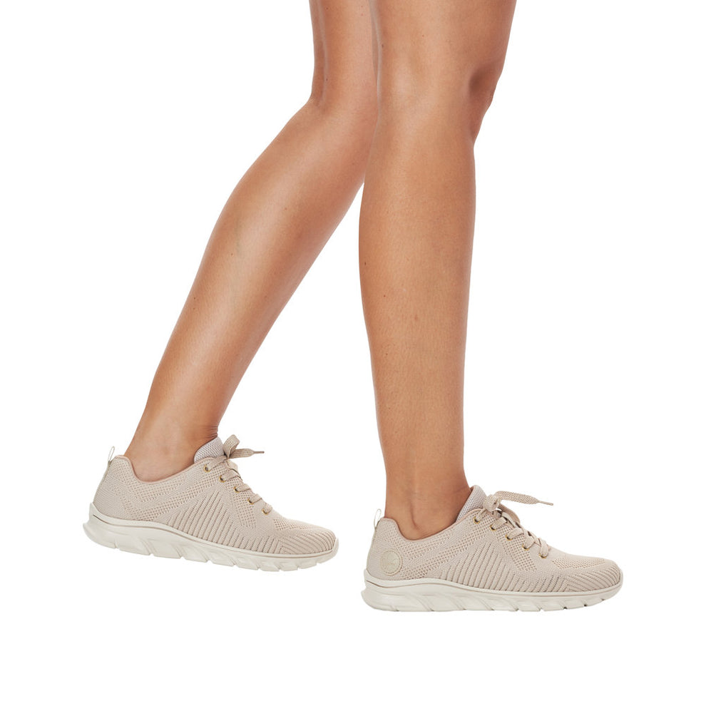 Rieker W Sneaker White Ivory