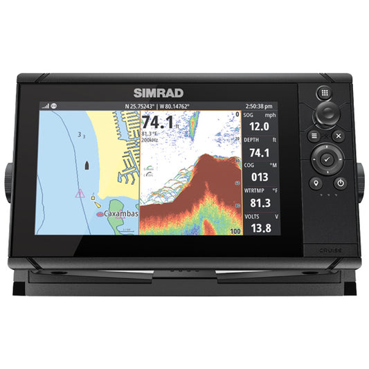 Simrad Cruise med 83/200Hz hæktransducer, 9