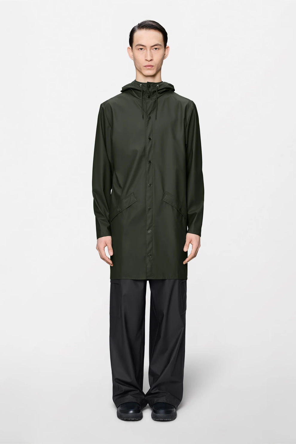 Rains U Long Jacket W3 Green