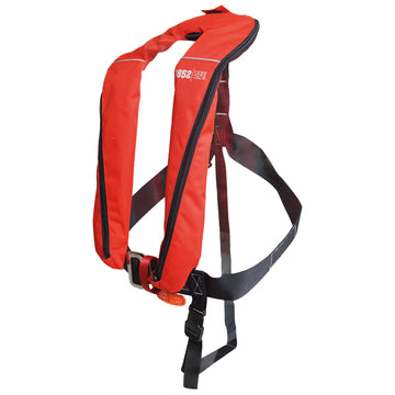 1852 Aero plus vest ISO 165N m/harness, Rød