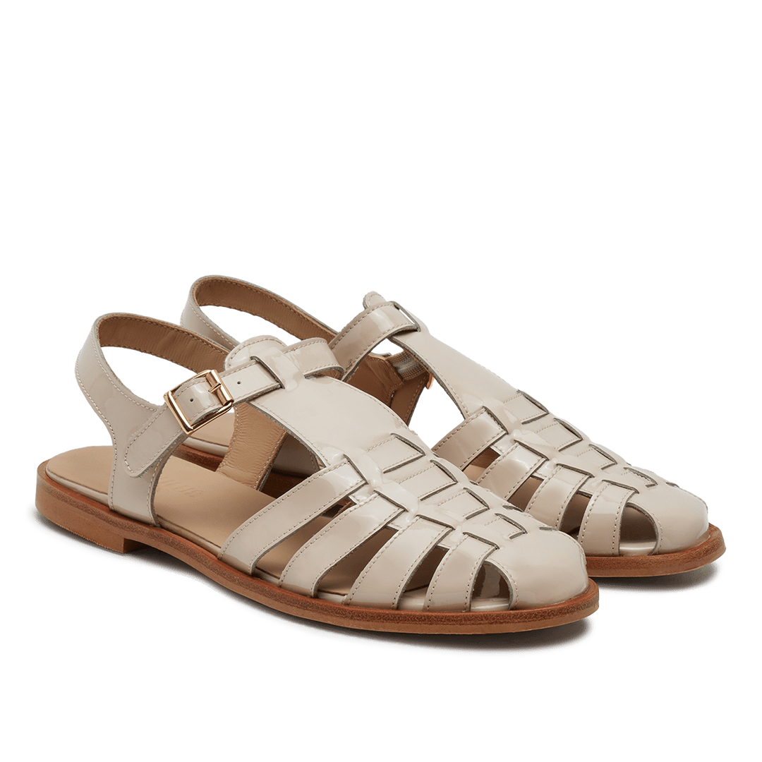 Angulus W Klassisk Fishermans Sandal Beige
