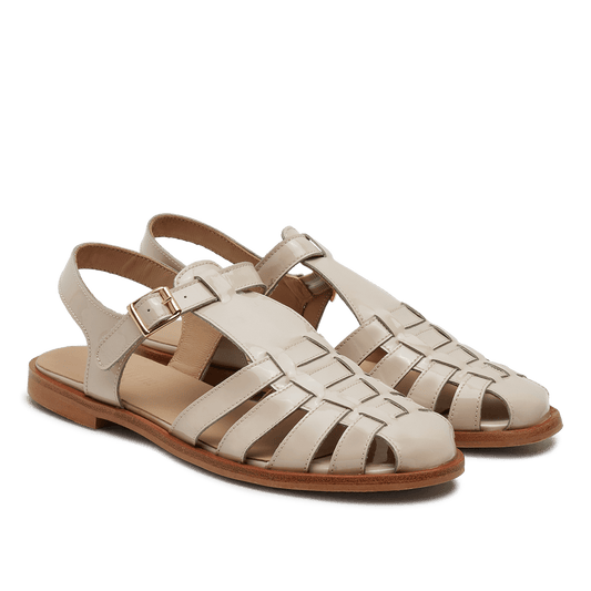 Angulus W Klassisk Fishermans Sandal Beige
