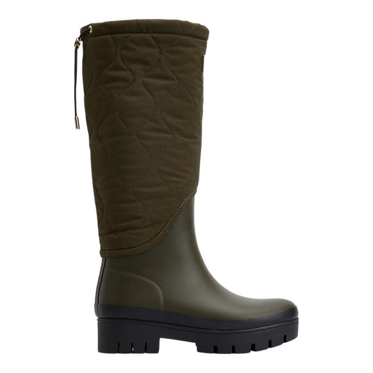 Barbour Marnie Quilted Tall Welly Olive