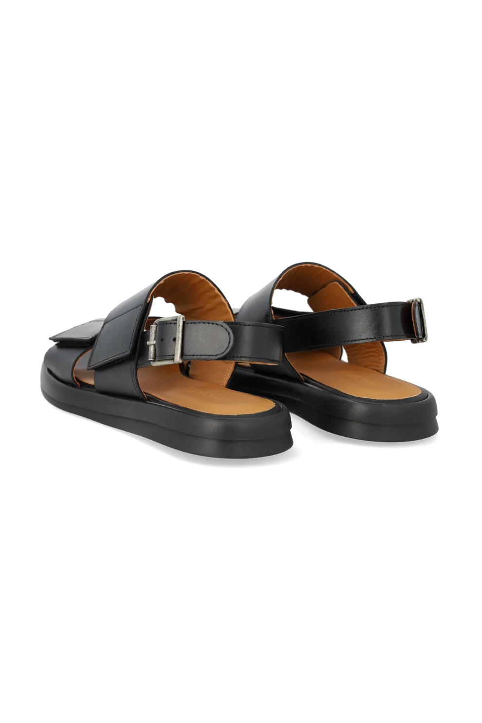 Angulus Sandal With Buckle And Velcro 1785 Black