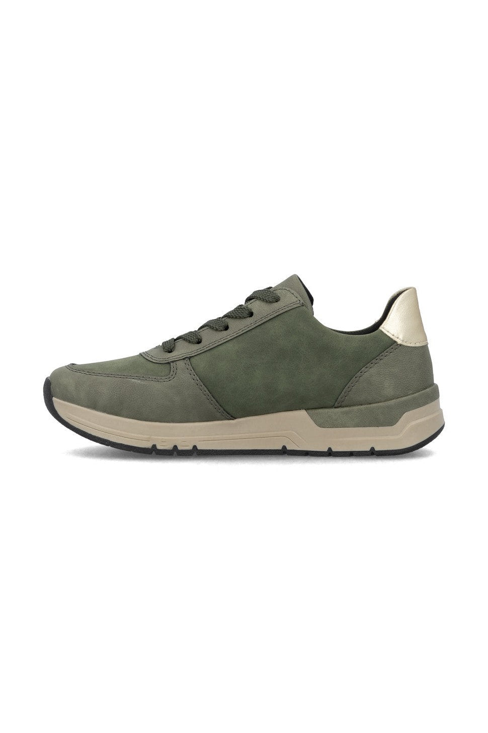 Rieker W Sko Green Combination - 58902-54