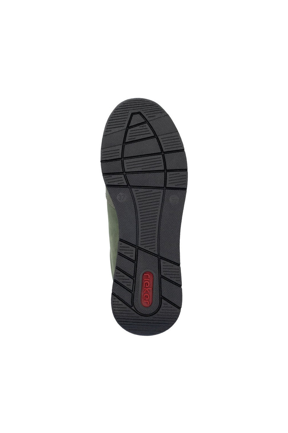 Rieker W Sko Green Combination - 58902-54
