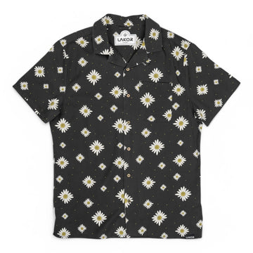 LAKOR Maguerite Short Sleeve Shirt Moonles Night