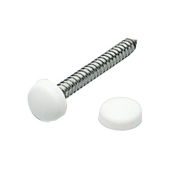Pyntehoved hvid Ø3,5 - 4,2mm, 20 stk i blister
