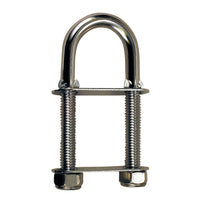 Roca U-bøjle m/låsemøtrik Rustfri