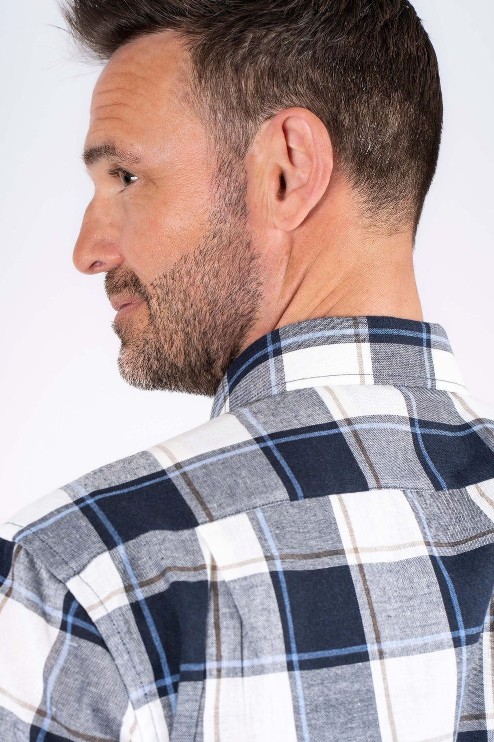 Pre End Ryder Shirt Ss Ronan Shirt Ss Dark Sapphire