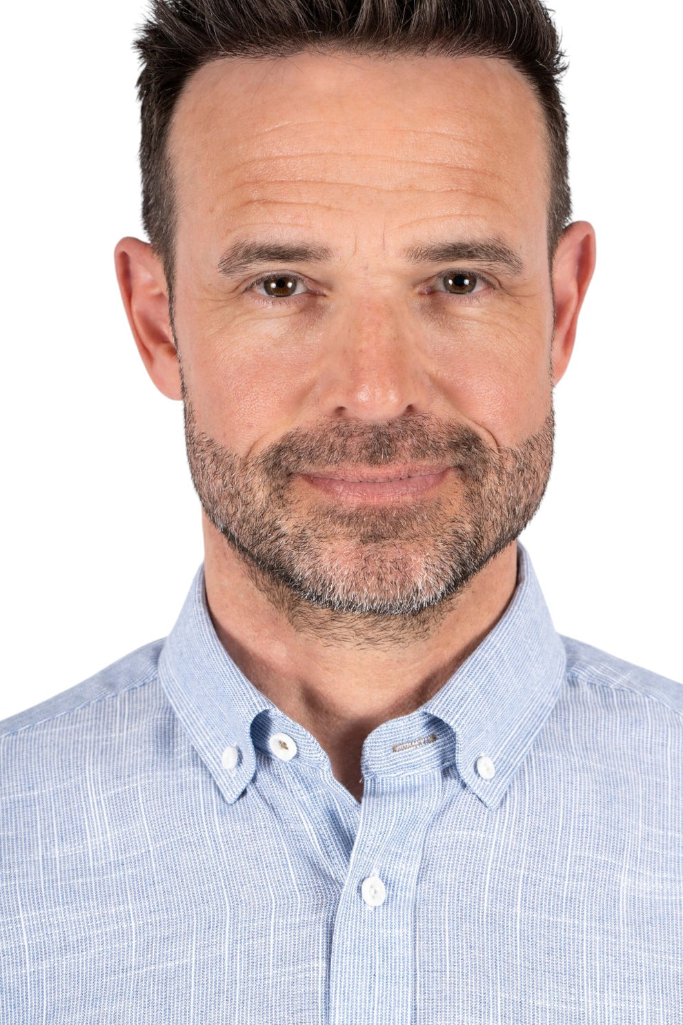 Pre End Edwin Shirt Ss Edwin Shirt Ss Brunnera Blue